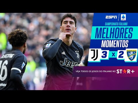 Gols e lances de Juventus x Fronsinone