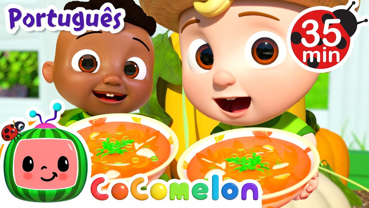 Colheita Pra o Ensopado! | Melhores Canções de CoComelon Brasil! | Músicas Infantis em Português