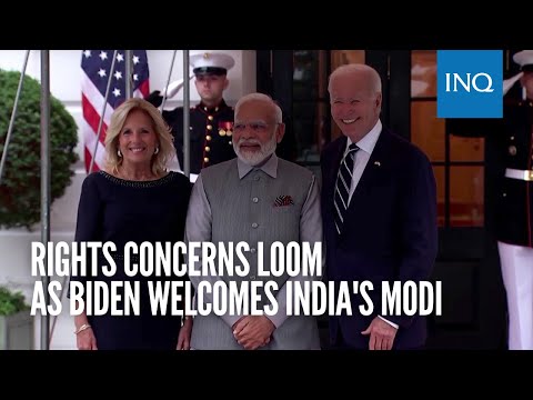 Rights concerns loom as Biden welcomes India's Modi