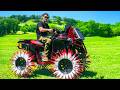 Fourwheeler On Reaper Wheels It Works Better Than You Think