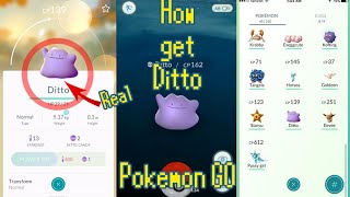 How to Get DITTO in POKEMON GO, NO FAKE