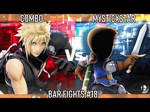 Combo (Cloud) vs. mysticxstar (Mii Swordfighter) - Bar Fights #18