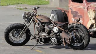 Rat Rod Motorcycles | Hard To Miss Motorcycles Rat Rod Style🐀🐀