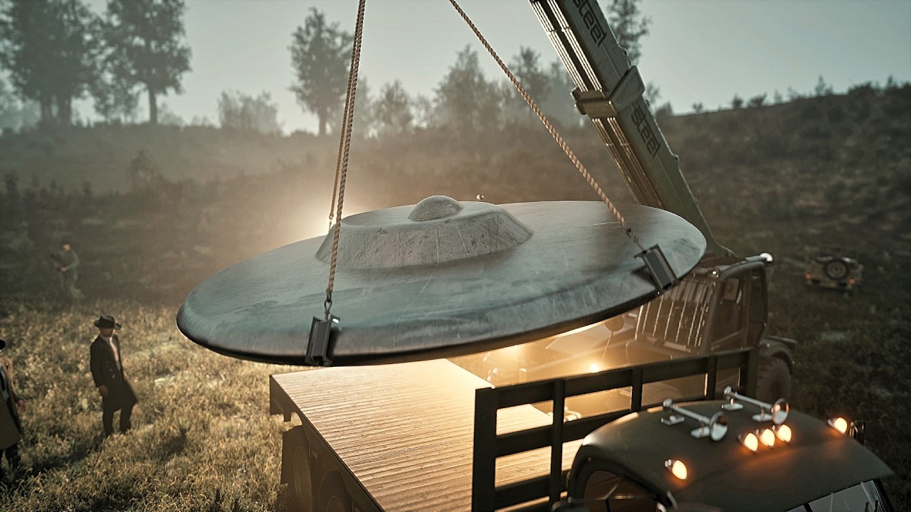 The UFO Crash at Ramstein Airbase - UAP Crash Retrieval // Full 3D  CGI Animation