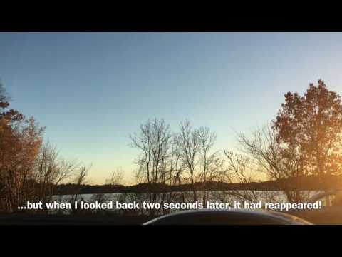 DISAPPEARING UFO in Melrose, MA!!!