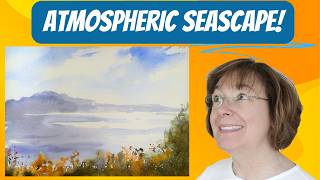 Create an Atmospheric Watercolor Seascape - Step by Step Tutorial