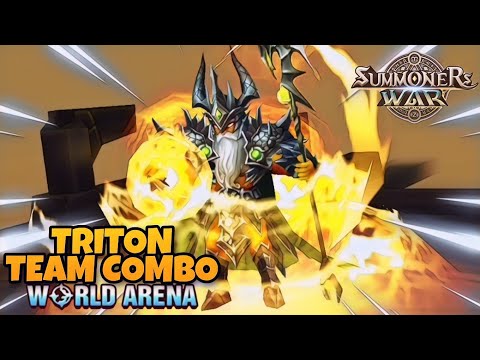 Triton Team Combo in World Arena Ep. 4 - Summoners War