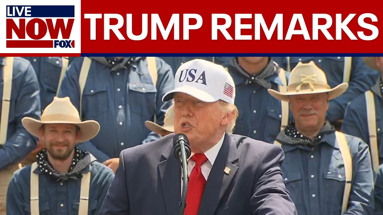 President Trump speaks at Theodore Roosevelt Library