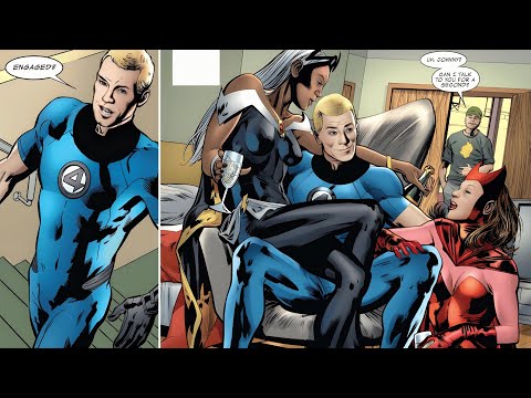 Johnny Storm Hangs Out With Storm and Wanda