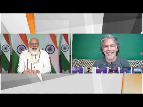 “What Is Your Age Really?” PM Modi Jests With Milind Soman | Fit India Dialogue