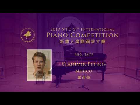 Gold winner Vladimir Petrov - 2019 The Fifth NTD international Piano Competition (Semifinal)