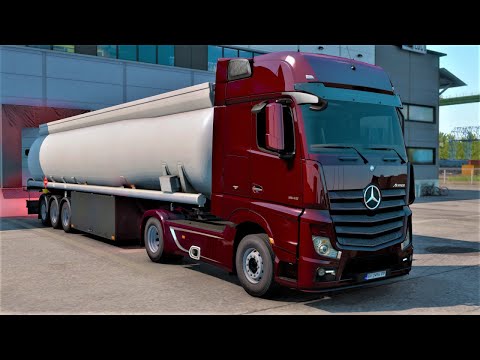 1.38 | Mercedes-Benz Actros MP4 | Euro Truck Simulator 2 | Logitech G920