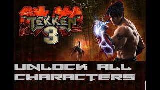 Unlock All Characters In Tekken 3 | PC | Tekken 3 Save File | (.PSV)
