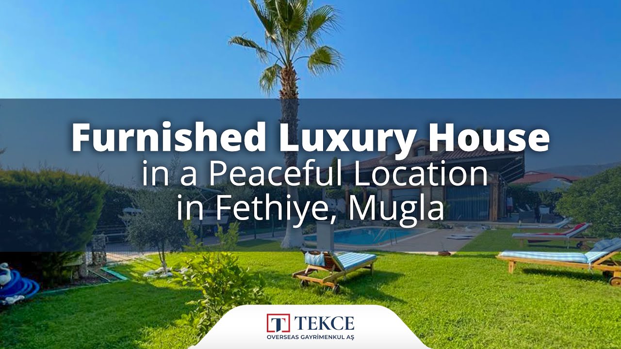 Maison Individuelle à Vendre Près de la Mer à Fethiye Mugla