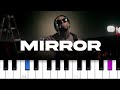 Lil Wayne Mirror Ft Bruno Mars Piano Tutorial