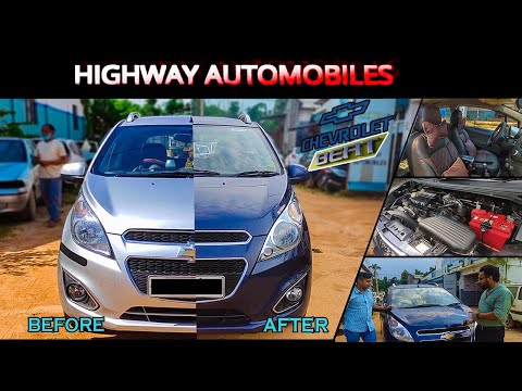Thumbnail for CHEVROLET BEAT  CAR FULL RESTORATION || SILVER TO DENIM BLUE COLOUR || Full Process explained by Chevrolet, video, Car, vide