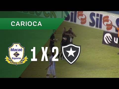 MACAÉ 1 X 2 BOTAFOGO - 25/01 - CARIOCA 2018