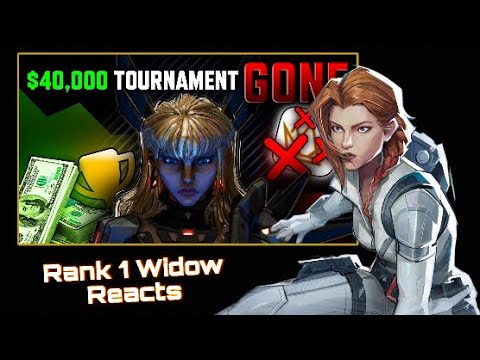 RANK 1 Black Widow REACTS To $40k Marvel Rivals Tournament Drama