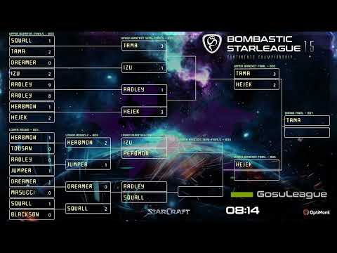 BSL15 GosuLeague - RO4 Bracket Stage - Second Best League of Bombatic StarLeague - 2100 - 2400 MMR!