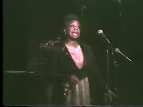 Butterfly McQueen--Nobody, 1978 Cabaret Performance, Bert Williams