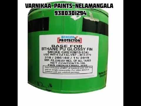 Bergerthane PU Glossy Finish Light Grey/ Smoke Grey/ Dark Grey/ Black