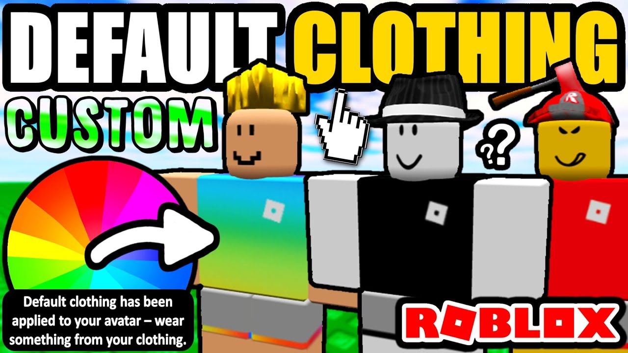 Is It Possible To Change The Default Clothing Colour!? (ROBLOX)
