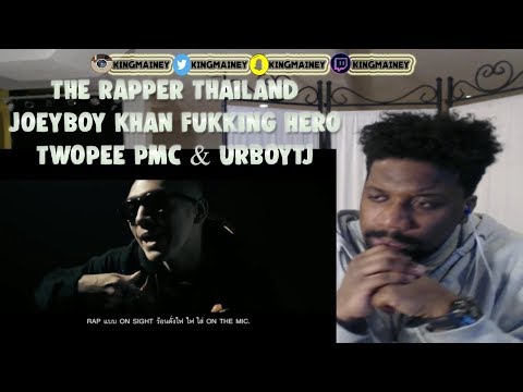 THE RAPPER THAILAND (OFFICIAL MV) - JOEYBOY, KHAN, FUKKING HERO , TWOPEE, PMC & URBOYTJ REACTION!!