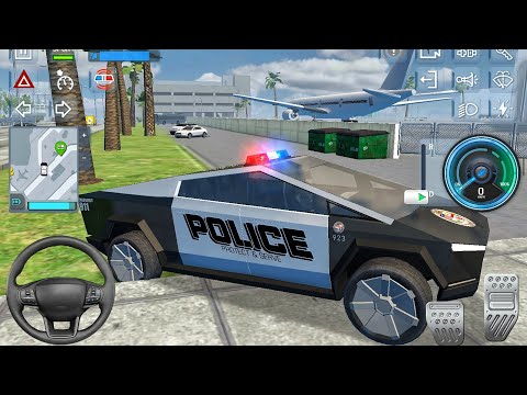 New Police Car Chase 2026 - Tesla Extreme Police Car Driving Game - Car Game Android GamePlay