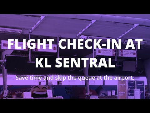 O check-in KL Sentral para MH está de volta!