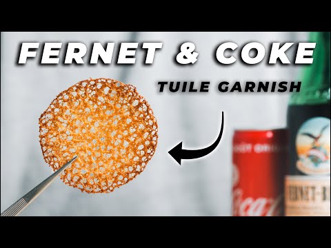 Next Level Cocktail Garnish - Fernet con Cola garnish