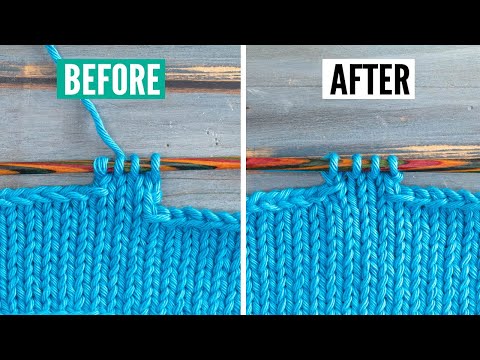 How to bind off symmetrically [no more stairs]