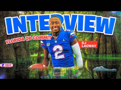 DJ Lagway, 5 Star QB, joins us Live to speak recruiting and goals for 2024 Gators