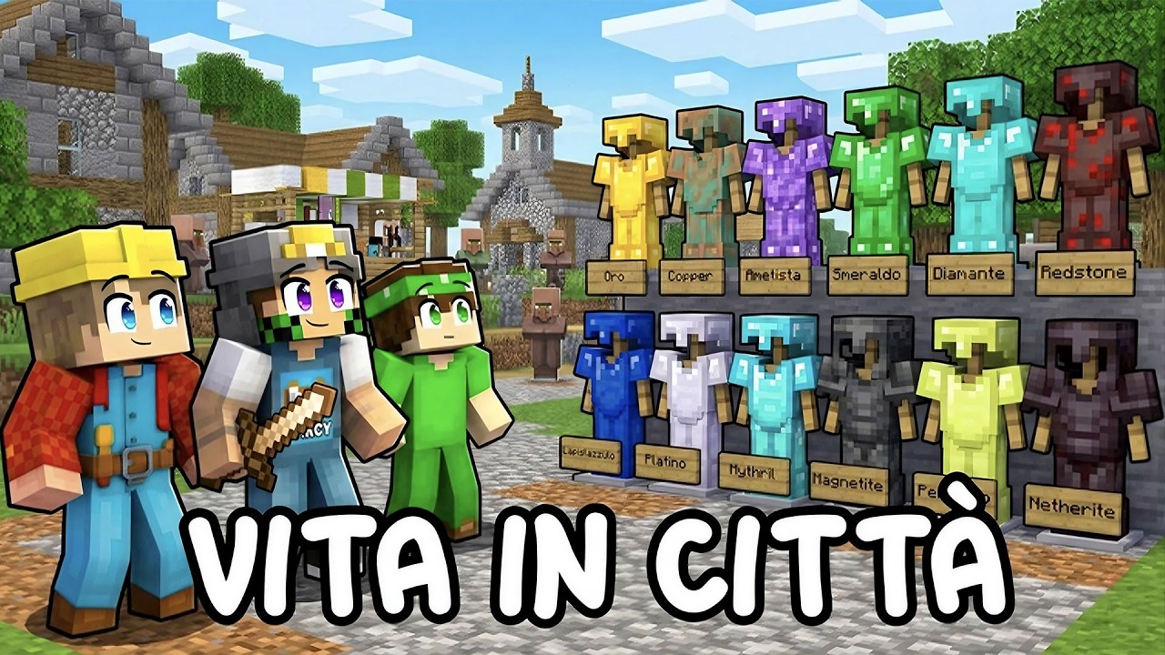 HO CREATO TUTTE LE ARMATURE DELLE GEMME - VITA IN CITTÀ 1 REMAKE S3 #5