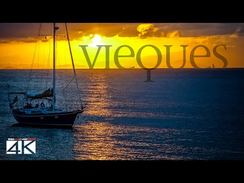 【4K】Sunset in Vieques from Above - PUERTO RICO 2020 | Cinematic Wolf Aerial™ Drone Film