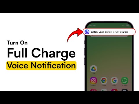 How to Turn On Full Charge Voice Notification on Android?