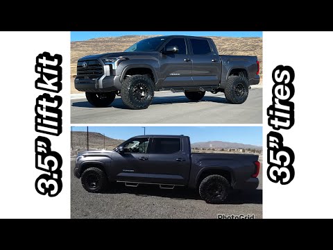 I lifted my Tundra - Rough Country 3.5" lift kit with Toyo AT3 35 inch tires