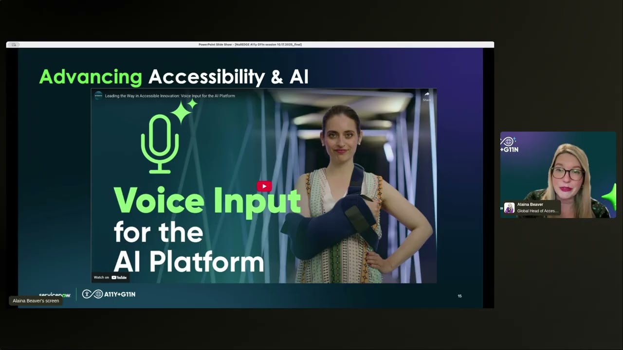 A11y and Localization Features in NowAssist + Free Open Source Tool