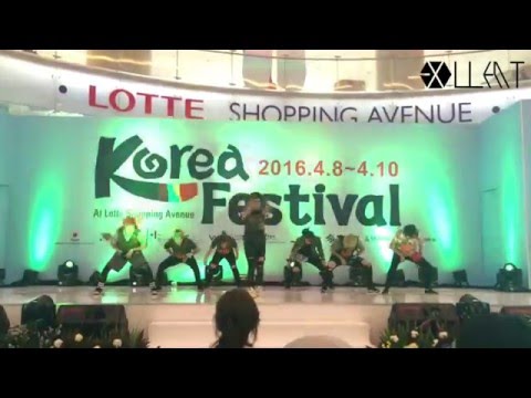 160408 EXOLLENT (EXO DANCE COVER) - Wolf, Dubstep, Growl, Call Me Baby @ KTO Day 1