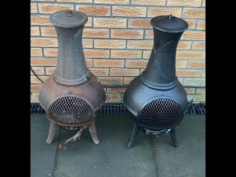 image-Can you paint cast iron chiminea?