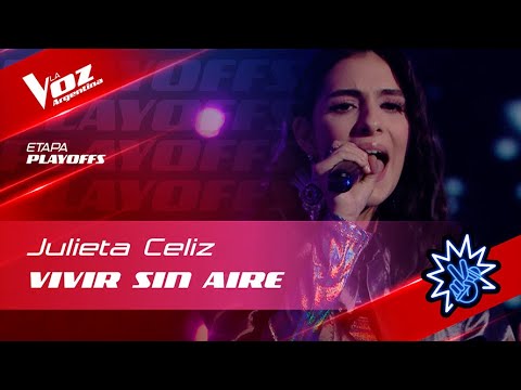 #TeamMontaner - Julieta Celiz - "Vivir sin aire" - Playoffs - La Voz Argentina 2022