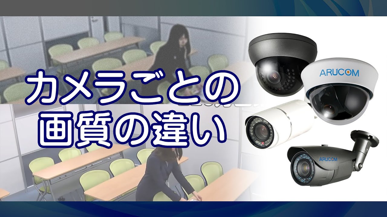 防犯カメラ紹介動画