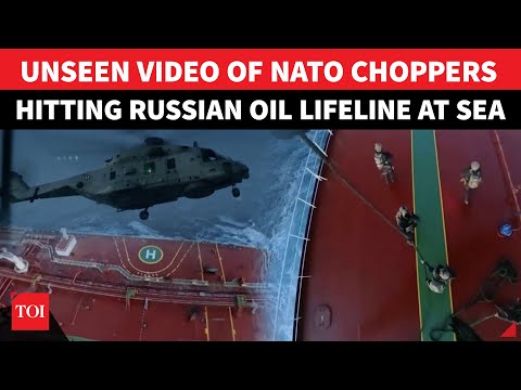 First Footage Of NATO Forces ‘HIJACKING’ Russian Oil Tanker | Macron Vs Putin New War Begins