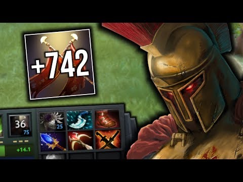 +742 DUEL DAMAGE..!! 1000+ Damage Legion Max Crit 7.21d | Dota 2
