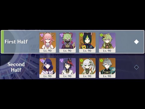 3.5 Spiral Abyss, Inazuma x Sumeru Quicken Teams - (Floor 12, 9★)