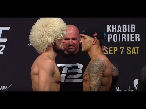 Weigh-In UFC 242 : Khabib Nurmagomedov vs. Dustin Poirier Staredown