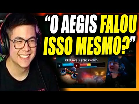 ESA REAGINDO A "AEGIS PISTOLA E TELEP DO DYNQUEDO - CBLOL DA ZUEIRA (FINAL)" - BRONZIOCRE