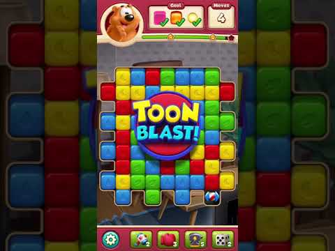 Toon Blast NEW Levels Gameplay 2854, 2855, 2856, 2857