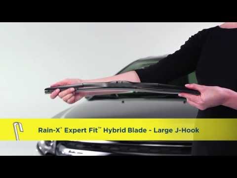 Rain-X® Expert Fit™ Hybrid Wiper Blade Installation - Large J (m5)