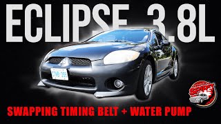 Fixing Mitsubishi Eclipse Timing Belt/Water pump + An Actual Eclipse!!?