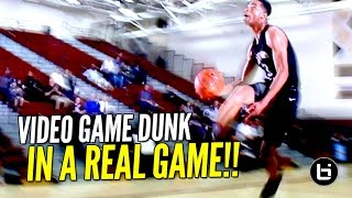 Cassius Stanley VIDEO GAME DUNK In a Game!!! Best Dunker In The Nation?